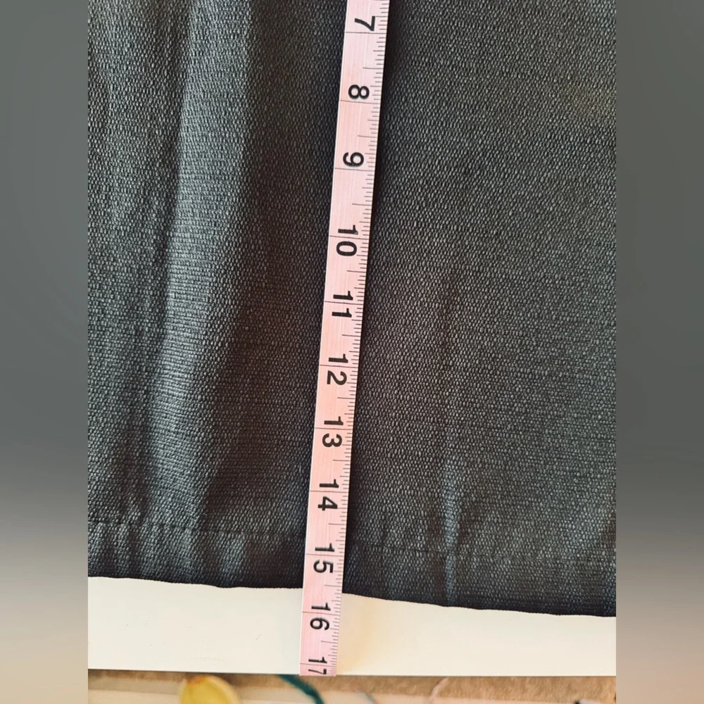 MAINSTAYS Minimalist Black Textured Valance Curtain Panel Minimalistic Decor